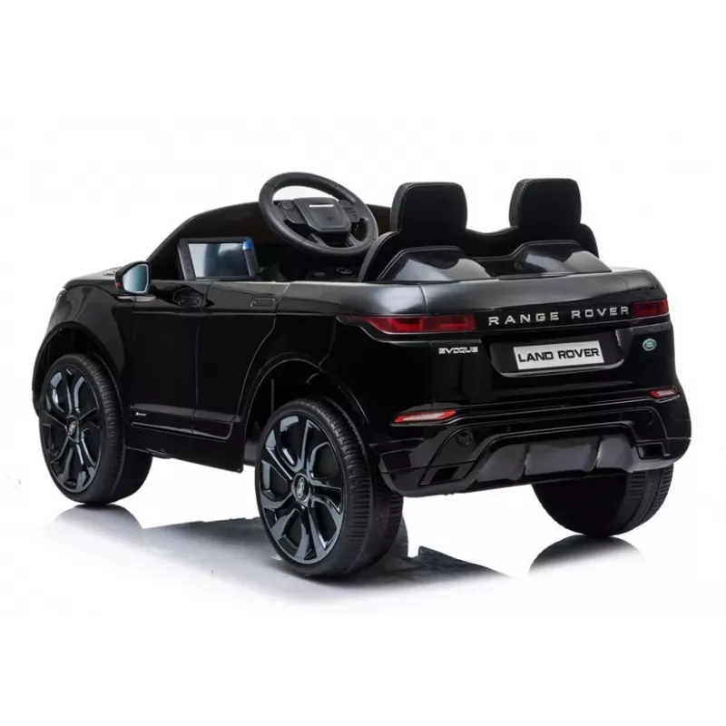 LEAN CARS Range Rover Evoque elektrické detské auto čierne lakované