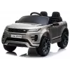 LEAN CARS Range Rover Evoque elektrické detské auto strieborné lakované