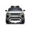LEAN CARS Range Rover Evoque elektrické detské auto strieborné lakované