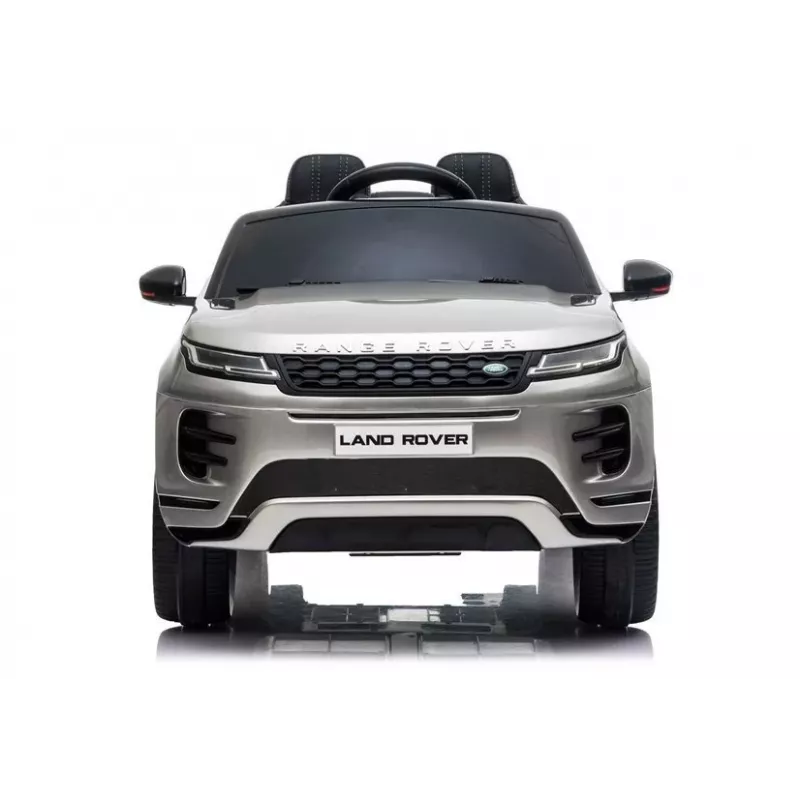 LEAN CARS Range Rover Evoque elektrické detské auto strieborné lakované