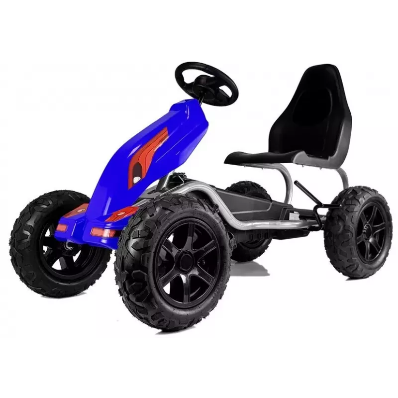 LEAN CARS šliapacie go-kart B012 nafukovacie kolesá modré