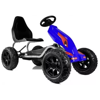 LEAN CARS šliapacie go-kart B012 nafukovacie kolesá modré