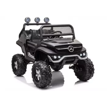 LEAN CARS elektrické detské vozidlo Mercedes Unimog S čierne