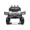 LEAN CARS elektrické detské vozidlo Mercedes Unimog S biele