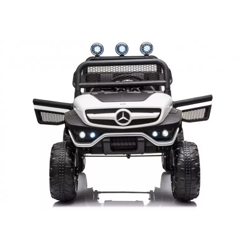 LEAN CARS elektrické detské vozidlo Mercedes Unimog S biele