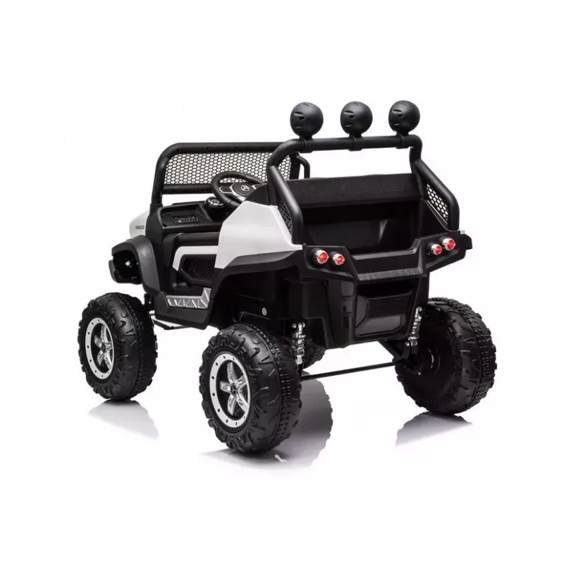 LEAN CARS elektrické detské vozidlo Mercedes Unimog S biele