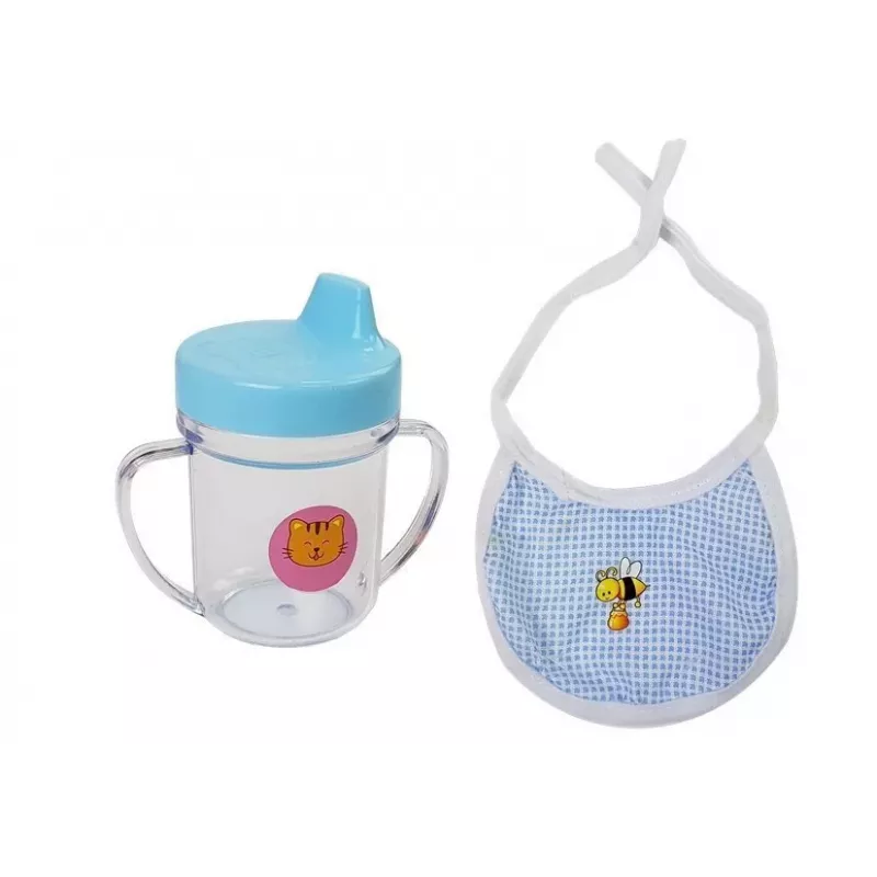 LEAN TOYS bábätko 45 cm modré oblečenie
