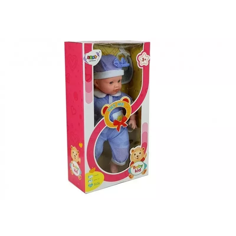 LEAN TOYS bábätko 45 cm modré oblečenie