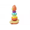 LEAN TOYS vzdelávacia opičia pyramída so zvukmi, učenie čísel