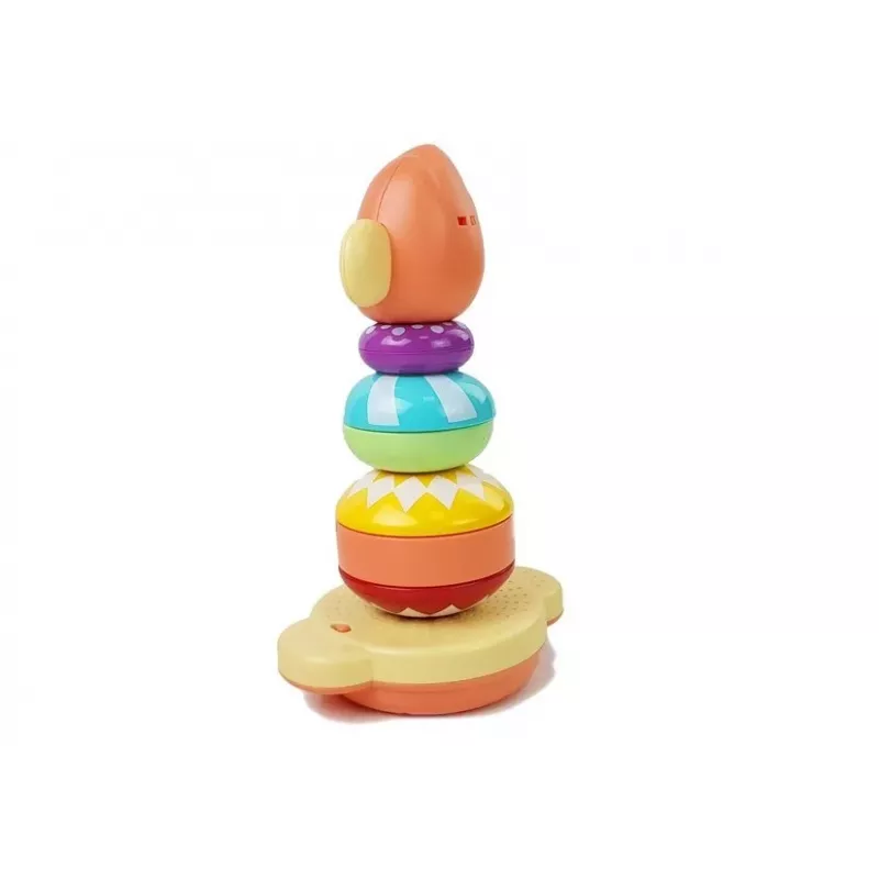 LEAN TOYS vzdelávacia opičia pyramída so zvukmi, učenie čísel
