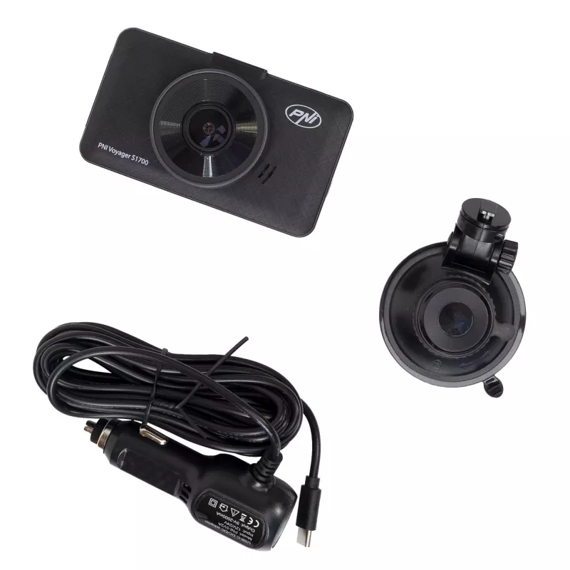 PNI Car DVR S1700 4K UHD autokamera s GPS a Wi-Fi