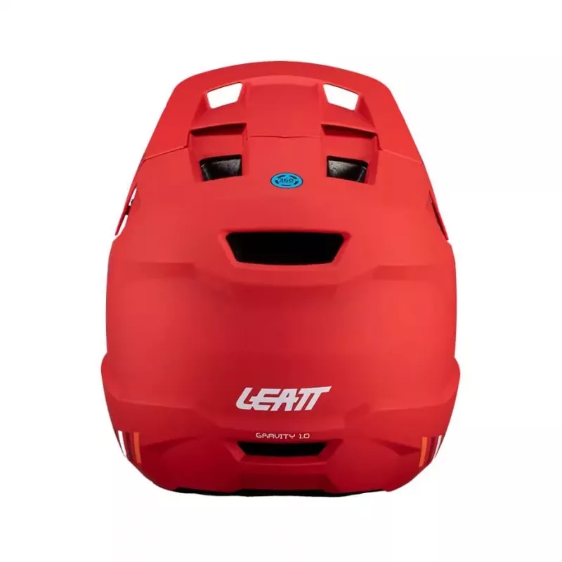 LEATT MTB Gravity 1.0 V24 full-face cyklistická prilba, veľkosť L, červená