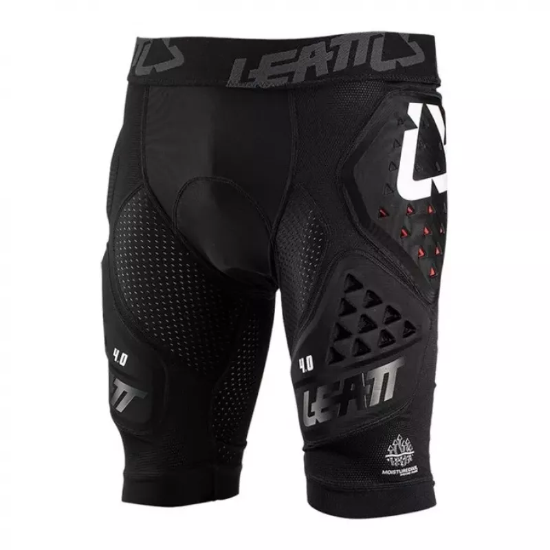 LEATT Impact Shorts 3DF 4.0 ochranné šortky, veľkosť M, čierna