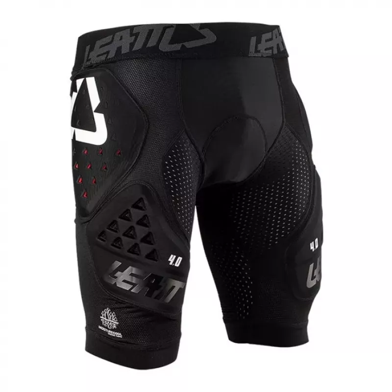 LEATT Impact Shorts 3DF 4.0 ochranné šortky, veľkosť L, čierna