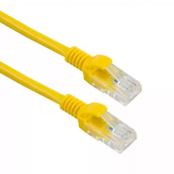 Sbox UTP-10Y CAT5e 10m žltý patch kábel RJ45 UTP