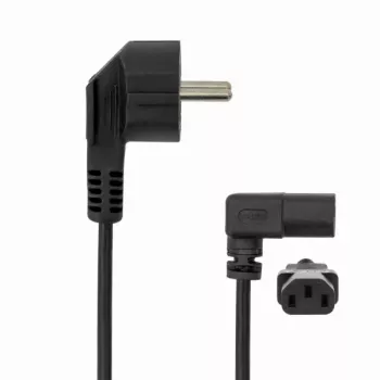 SBOX PC napájací kábel Schuko na IEC C13 2m čierny