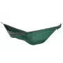 Ticket To The Moon TRAVEL HAMMOCK - originálna hojdacia sieť pre 2 osoby, nylon, tmavozelená, svetlosivá