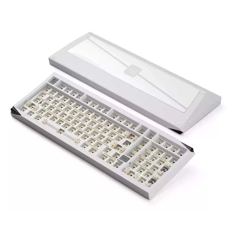 AKKO DIY barebone klávesnica 65% tri-mode RGB hot-swappable biela
