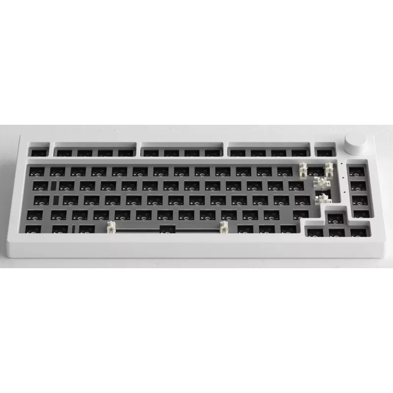 AKKO DIY barebone klávesnica kit 75% biela tri-mode hot-swappable
