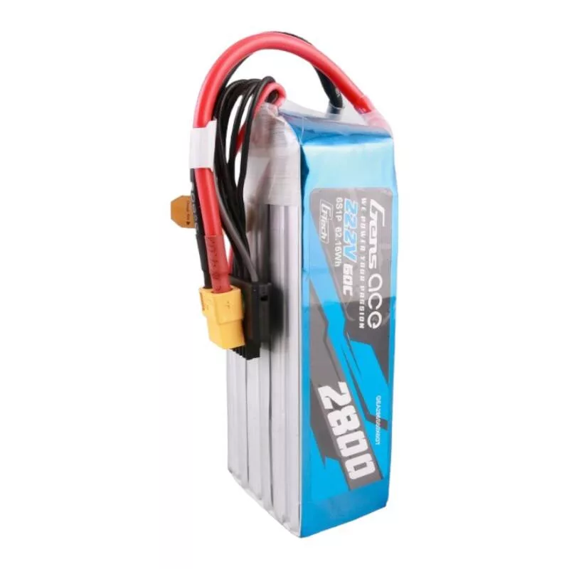 Gens ace G-Tech 2800mAh 22.2V 60C 6S1P LiPo akumulátorový pack s XT60 konektorom