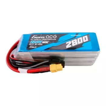 Gens ace G-Tech 2800mAh 22.2V 60C 6S1P LiPo akumulátorový pack s XT60 konektorom