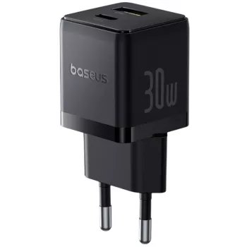 Baseus Palm 30W USB-C USB-A nabíjačka čierna