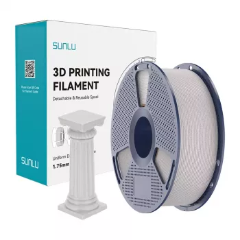 SUNLU PLA High-Speed Marble Filament (svetlosivá) 1,75 mm 1 kg