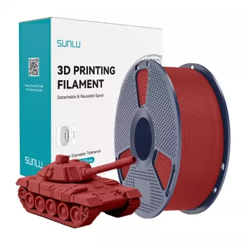 SUNLU PLA+ High-Speed Filament červená 1,75 mm 1 kg
