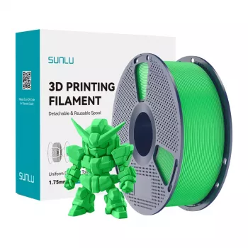 SUNLU PLA+ 2.0 Filament (zelená) 1,75 mm 1 kg