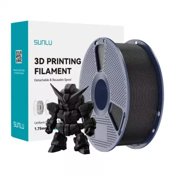 SUNLU PLA+ 2.0 Filament (čierna) 1,75 mm 1 kg