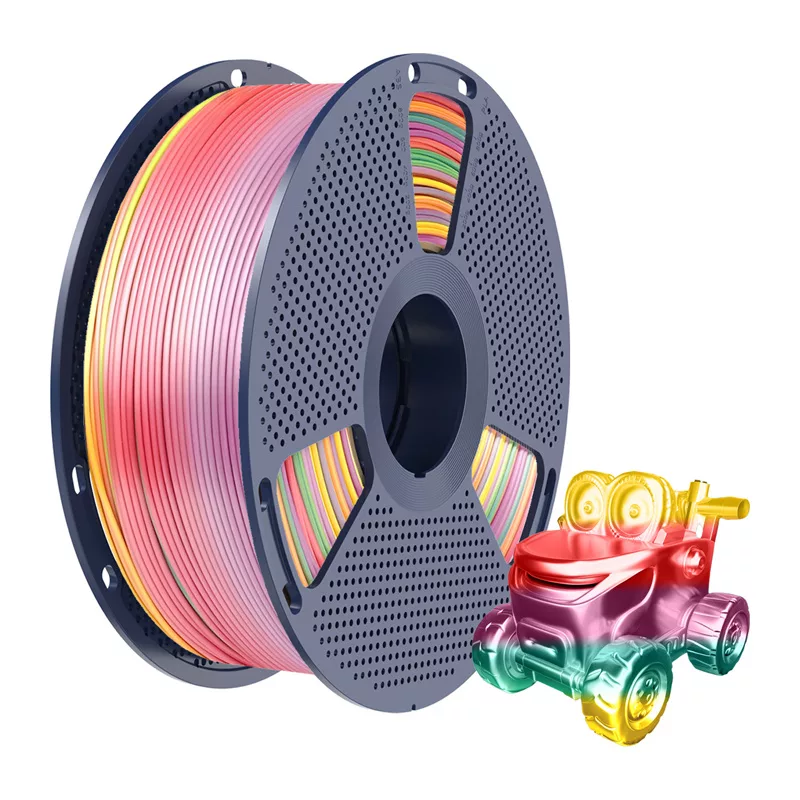 SUNLU PLA+ Silk Filament Rainbow 01 1,75 mm 1 kg