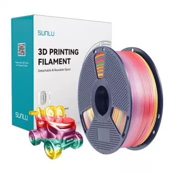SUNLU PLA+ Silk Filament Rainbow 01 1,75 mm 1 kg