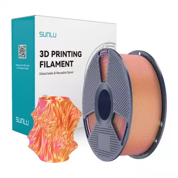 SUNLU PLA+ Silk Dual Color Filament 1,75 mm ružová a zlatá 1 kg