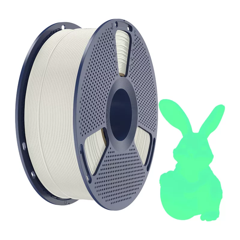 SUNLU PLA Glow-in-the-Dark Filament 1,75 mm 1 kg zelená svietiaca