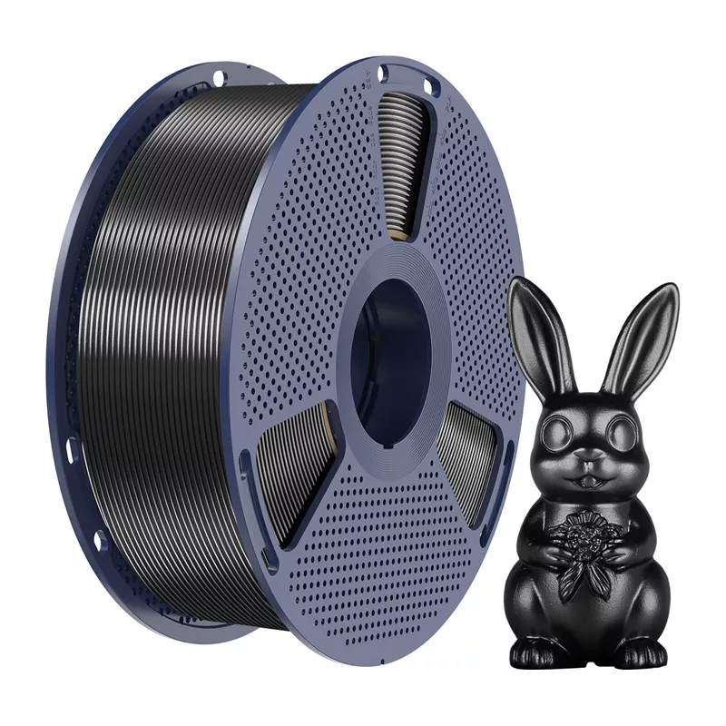 SUNLU PLA+ Silk Filament 1,75 mm čierna 1 kg