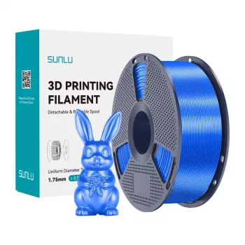 SUNLU PLA+ Silk Filament 1,75 mm modrá 1 kg