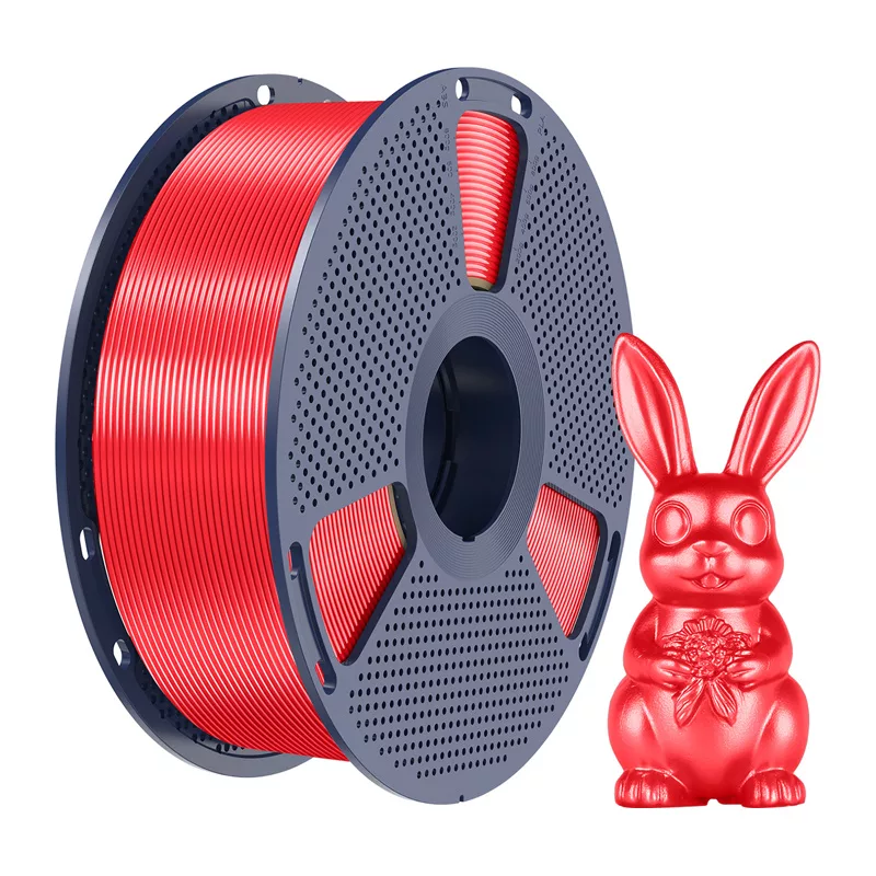 SUNLU PLA+ Silk Filament 1,75 mm červená 1 kg