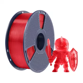 SUNLU PLA+ Filament (transparentná červená) 1,75 mm 1 kg
