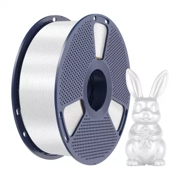 SUNLU PLA+ Silk Filament 1,75 mm biela 1 kg