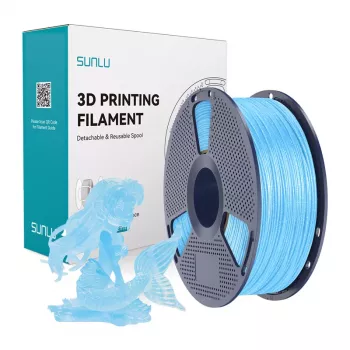 SUNLU PLA filament (Shiny Blue) 1,75 mm 1 kg