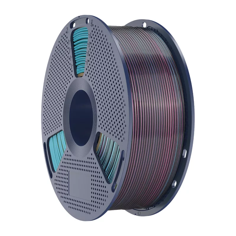 SUNLU PLA+ Silk Forth-Color filament (červená-žltá-zelená-čierna) 1,75 mm 1 kg