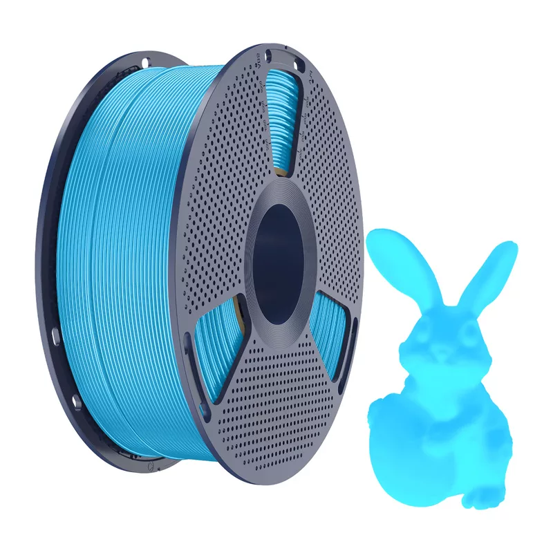 SUNLU PLA Glow In The Dark filament 1,75 mm modrá 1 kg