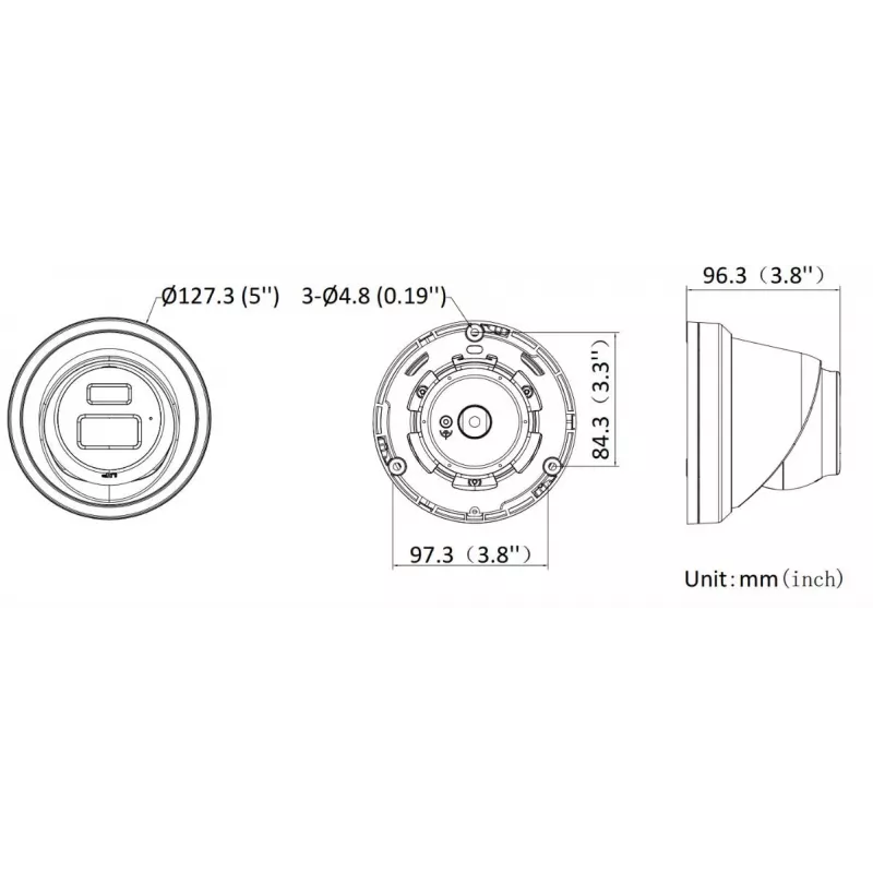 Hikvision DS-2CD23123G2-LIS2UY/SL(2.8mm) 12MP IP kamera, čierna