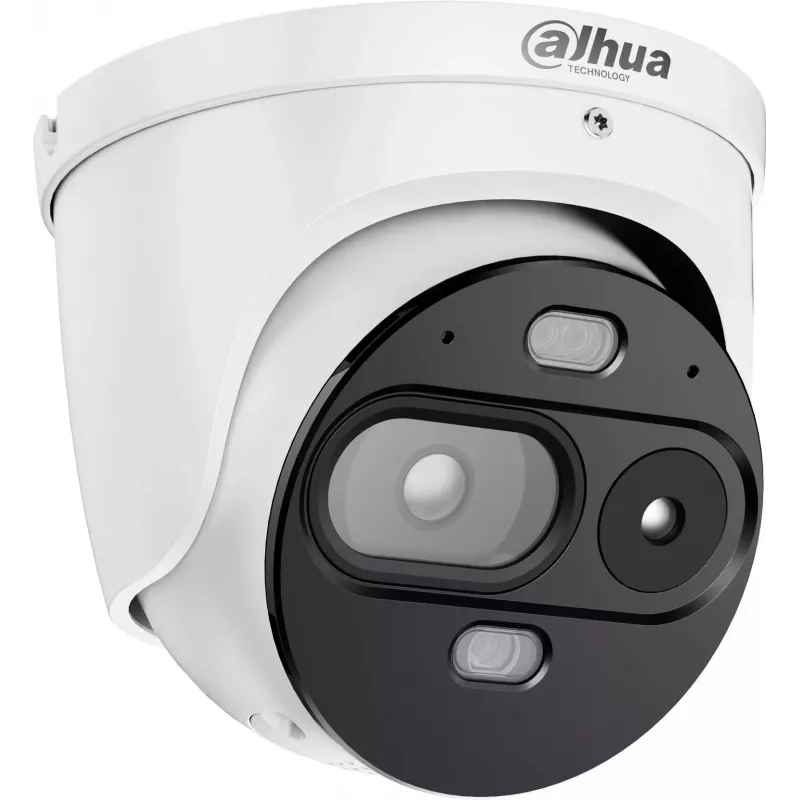 Dahua TPC-DF1241-TB7F6-DW-S8-V1 termálna IP kamera s meraním teploty, 256x192 termálna + 4 MP optická