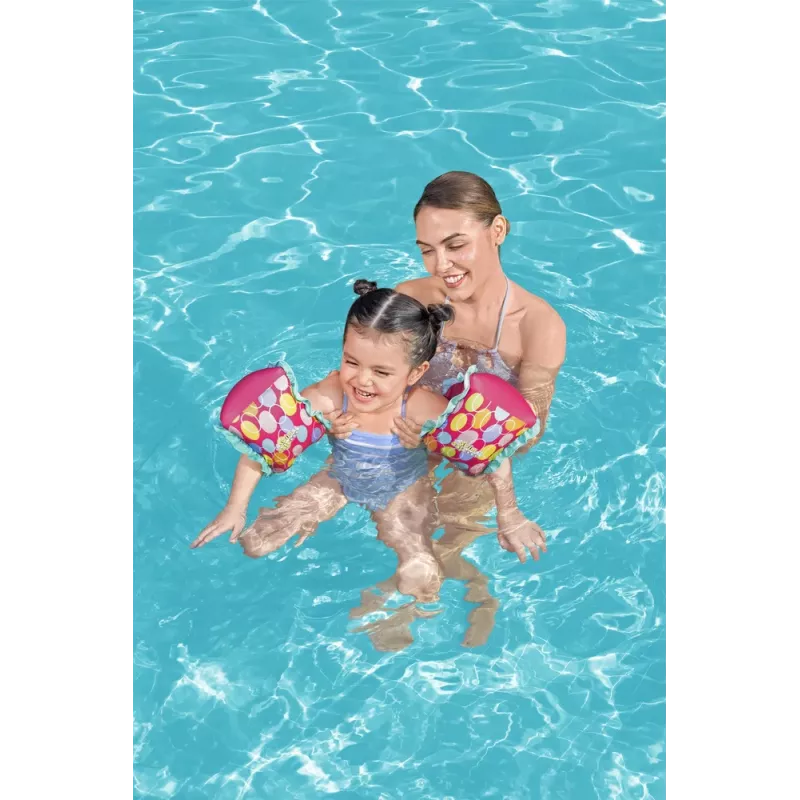 Bestway 32182 plávacie rukávniky S/M ružové
