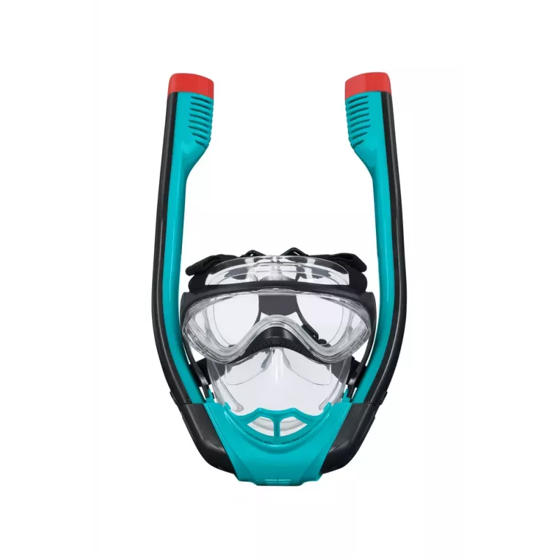 Bestway 24060 celotvárová šnorchlovacia maska S/M modrá/čierna
