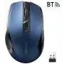 Ugreen MU006 bezdrôtová optická myš 2.4GHz / Bluetooth 5.0 4000 DPI - modrá