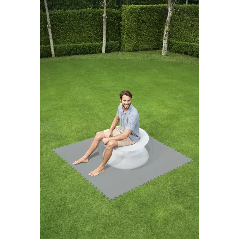Bestway Flowclear penová podložka pre bazény 50 x 50 cm balenie 8 ks modrá