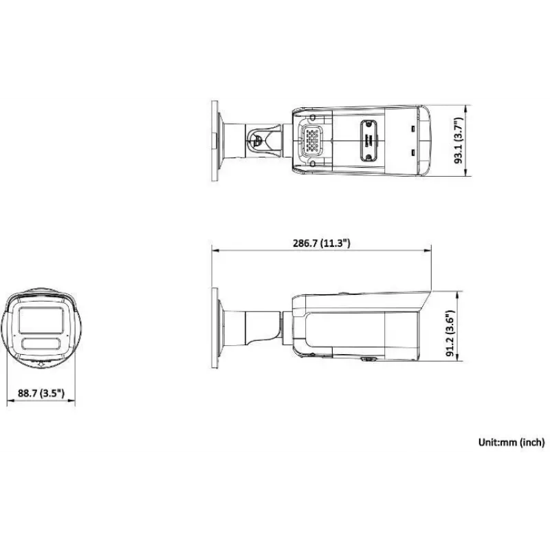 Hikvision DS-2CD2T86G2H-IS2U/SL(2.8mm) 8MP Bullet IP kamera s AcuSense, bleskom a audio alarmom