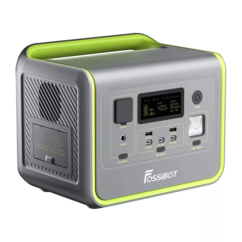 FOSSIBOT F800 800W Prenosná elektráreň (zelená)